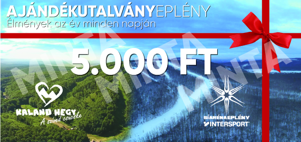 Ajándékutalvány 2019-2020 Eplény
